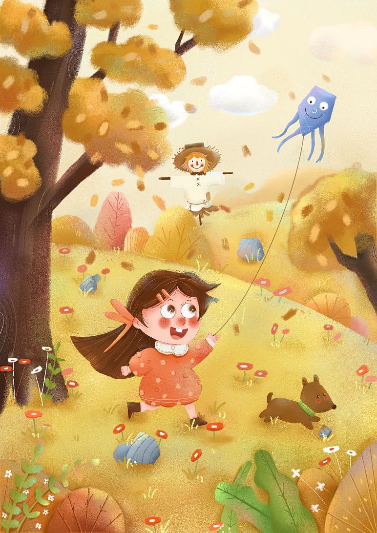 儿童插画-童年记忆
