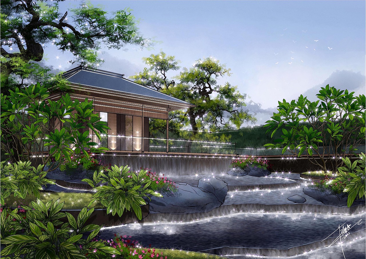 树干笔刷制作方法#景观园林#iPad手绘（图ZMjY2NjU1NDk2） - 绘画 - 站酷设计师纯粹景观建筑手绘原创素材 - 站酷ZCOOL