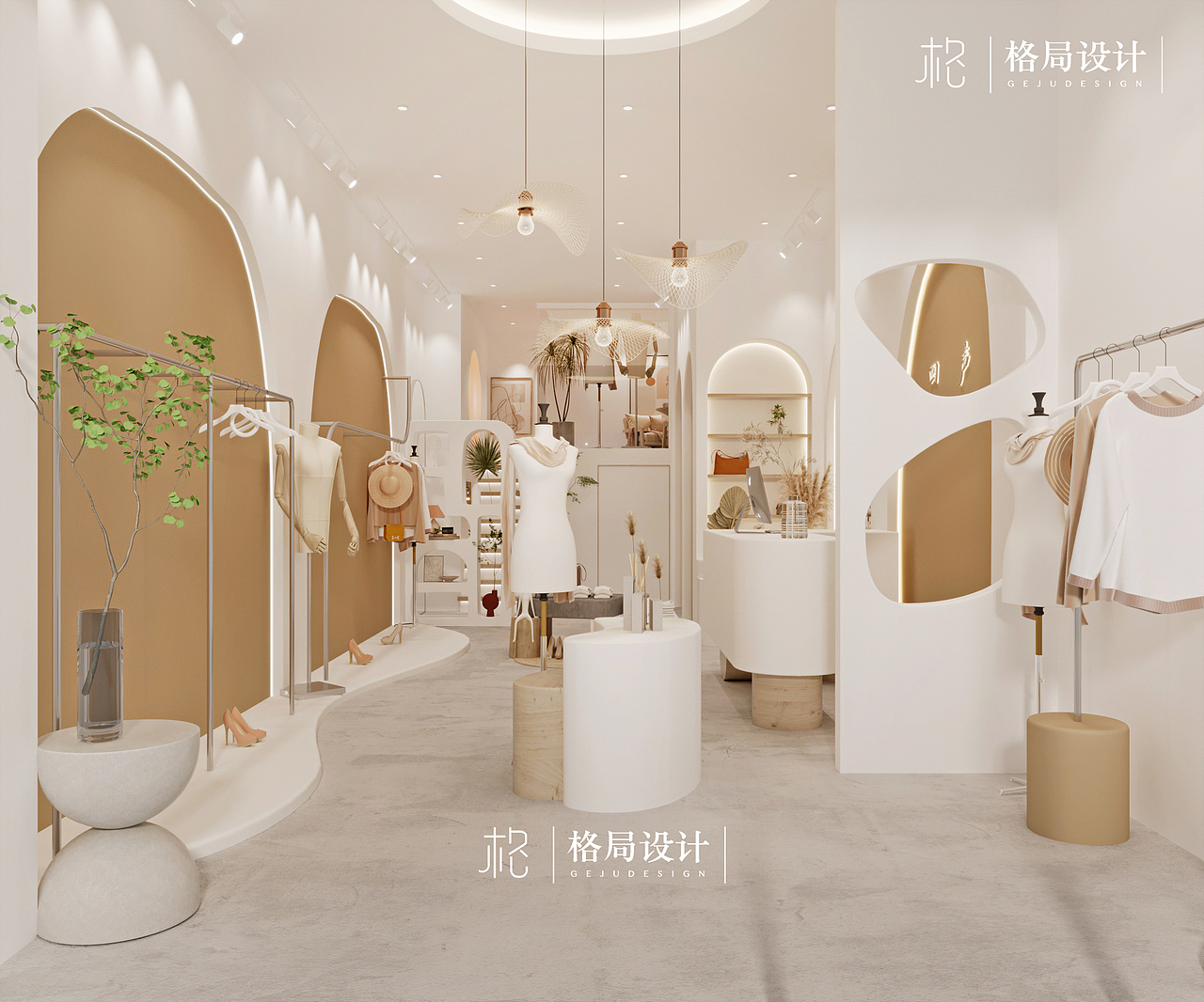 服装店（图ZMjY3NTgyMjUy） - 商业空间设计 - 站酷设计师格局设计原创素材 - 站酷ZCOOL