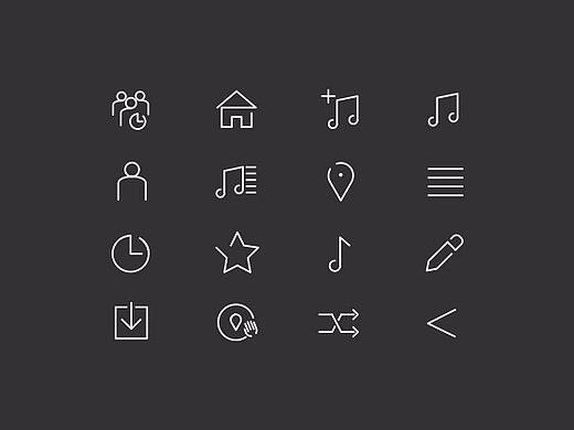日常图标练习3（个人主页-ZMjU1NjE3MDA=） - 图标 - 站酷设计师沈安若7原创素材 - 站酷ZCOOL