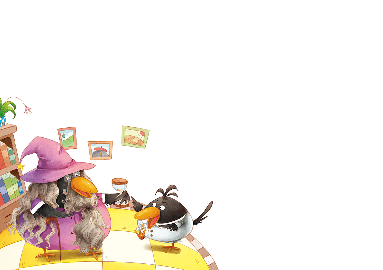 一组-小乌鸦-绘本