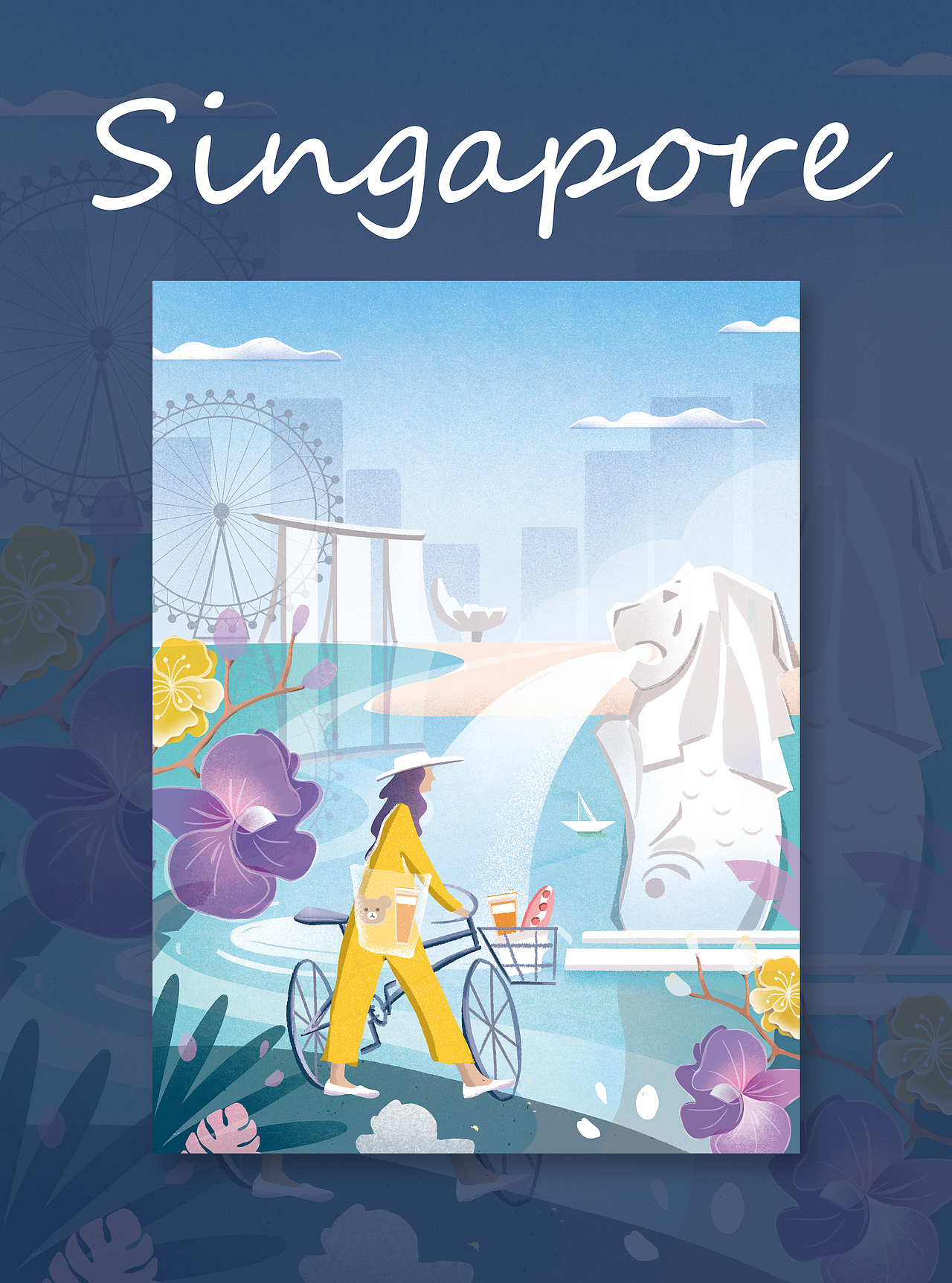 城市插画（图ZMTQzMzkwMTk2） - 商业插画 - 站酷设计师胡桃阿花原创素材 - 站酷ZCOOL