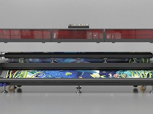 使用c4d制作的5款UV打印机