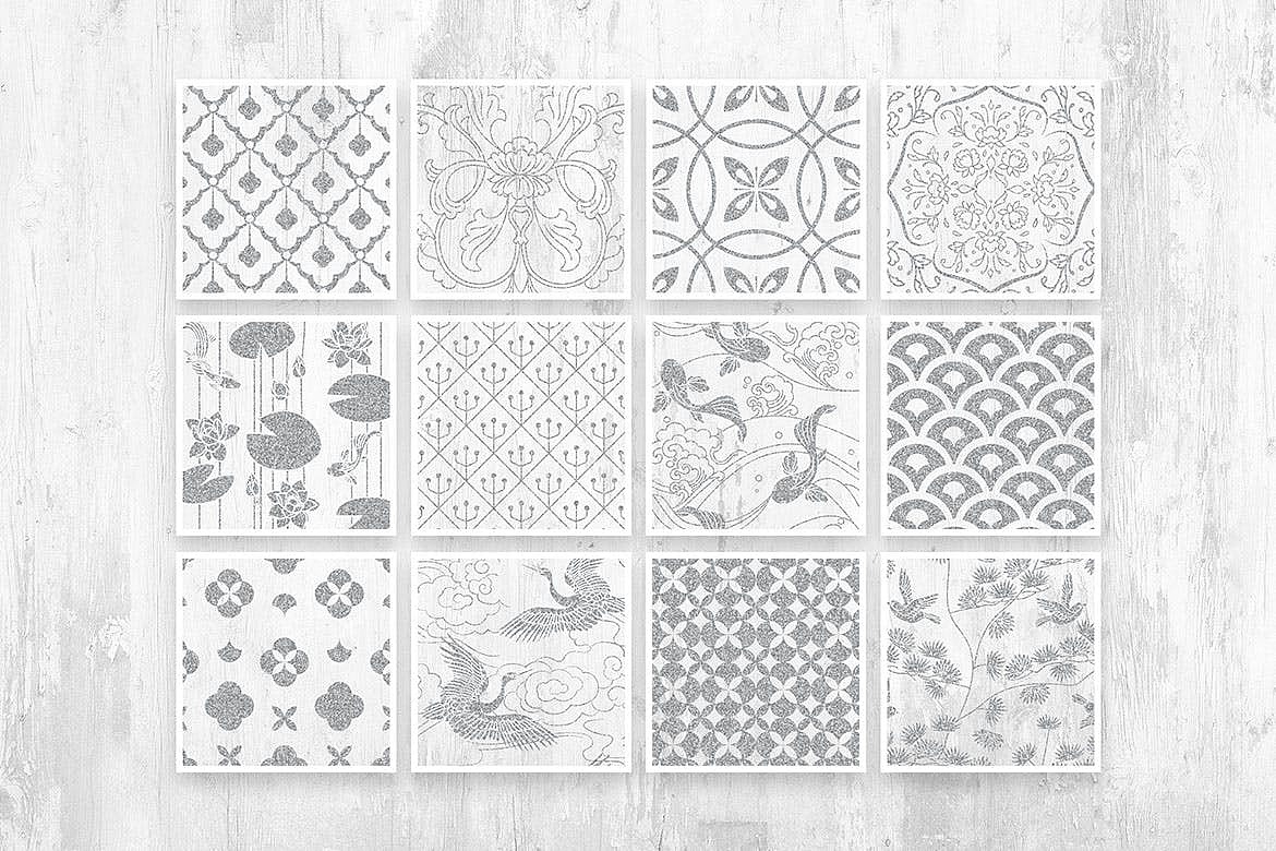 中国风陶瓷图案（图ZMjQ3MzM1NTYw） - 图案 - 站酷设计师RoblesTegan原创素材 - 站酷ZCOOL