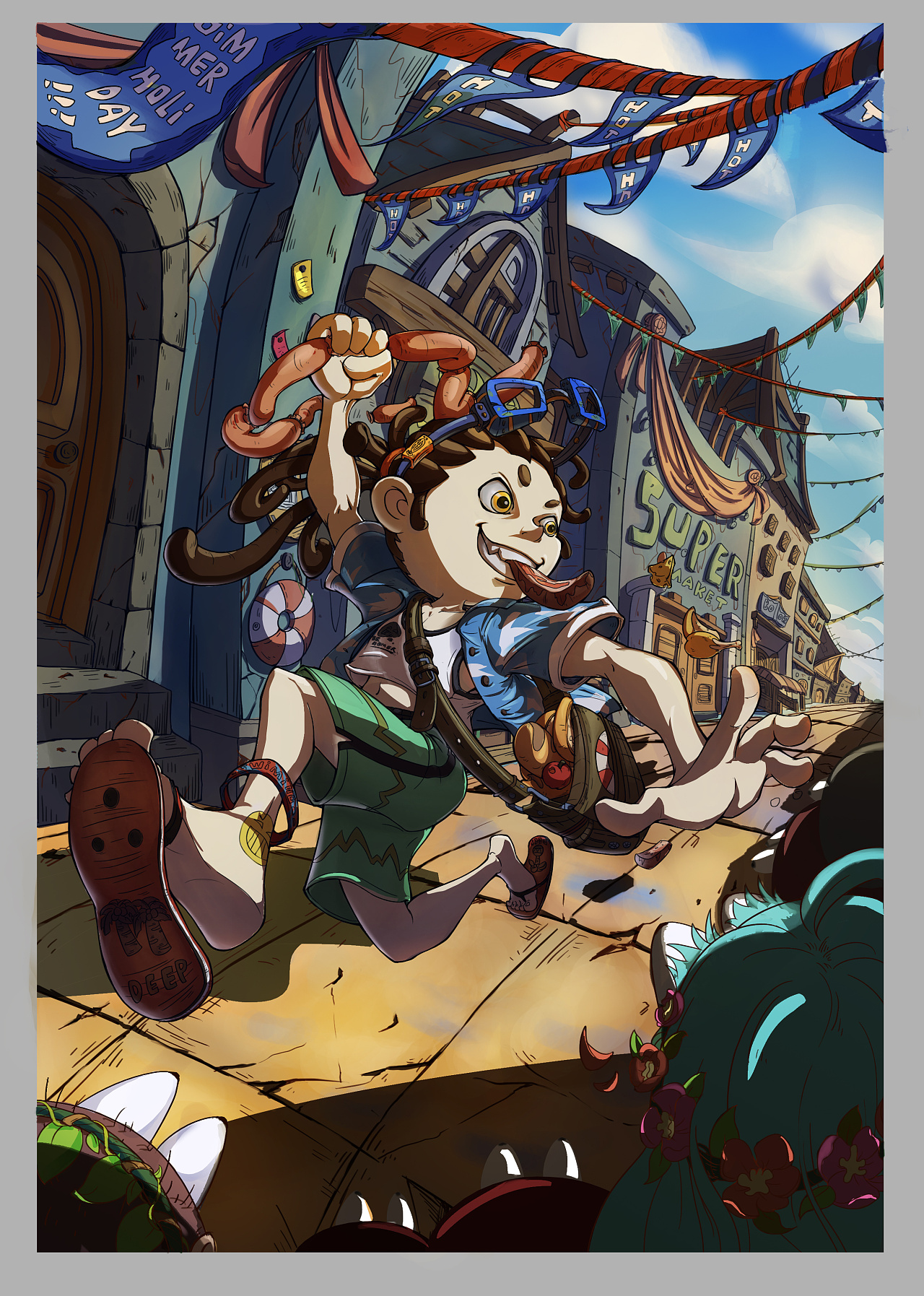 q版游戏人物,横版场景及其他