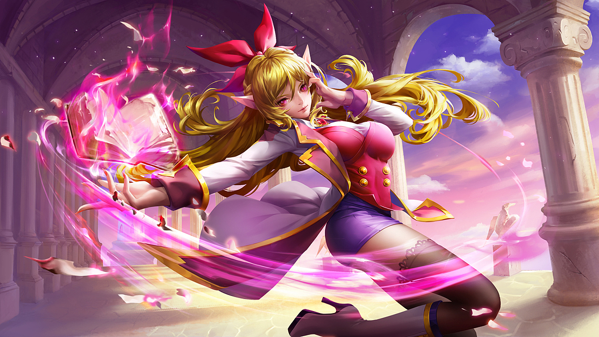 英魂之刃-火女|插画|游戏原画|青灵bluesoul_原创作品-站酷zcool