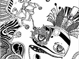 红楼游梦插画设计