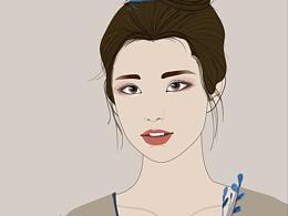 人物手绘唯美插画