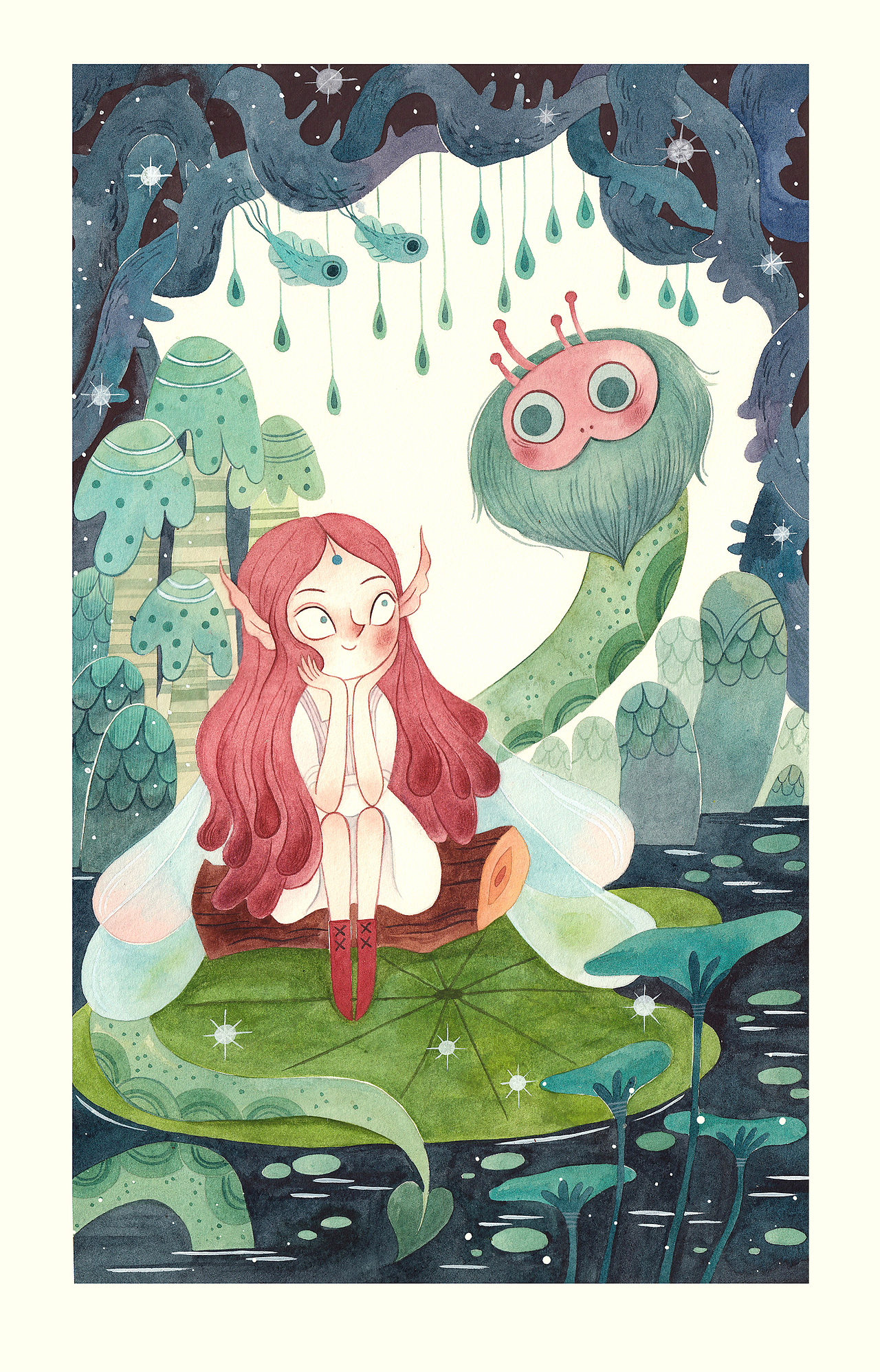 水彩儿童插画合集