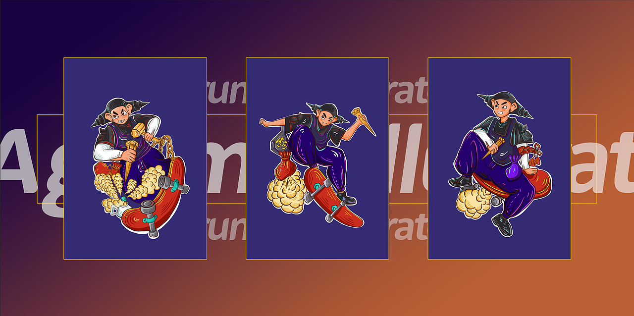 2021年作品合集（图ZMjczNzYwNzc2） - 商业插画 - 站酷设计师暴躁的插画师原创素材 - 站酷ZCOOL