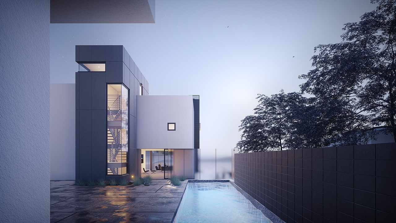 别墅|三维|场景|z95385366_原创作品-站酷zcool