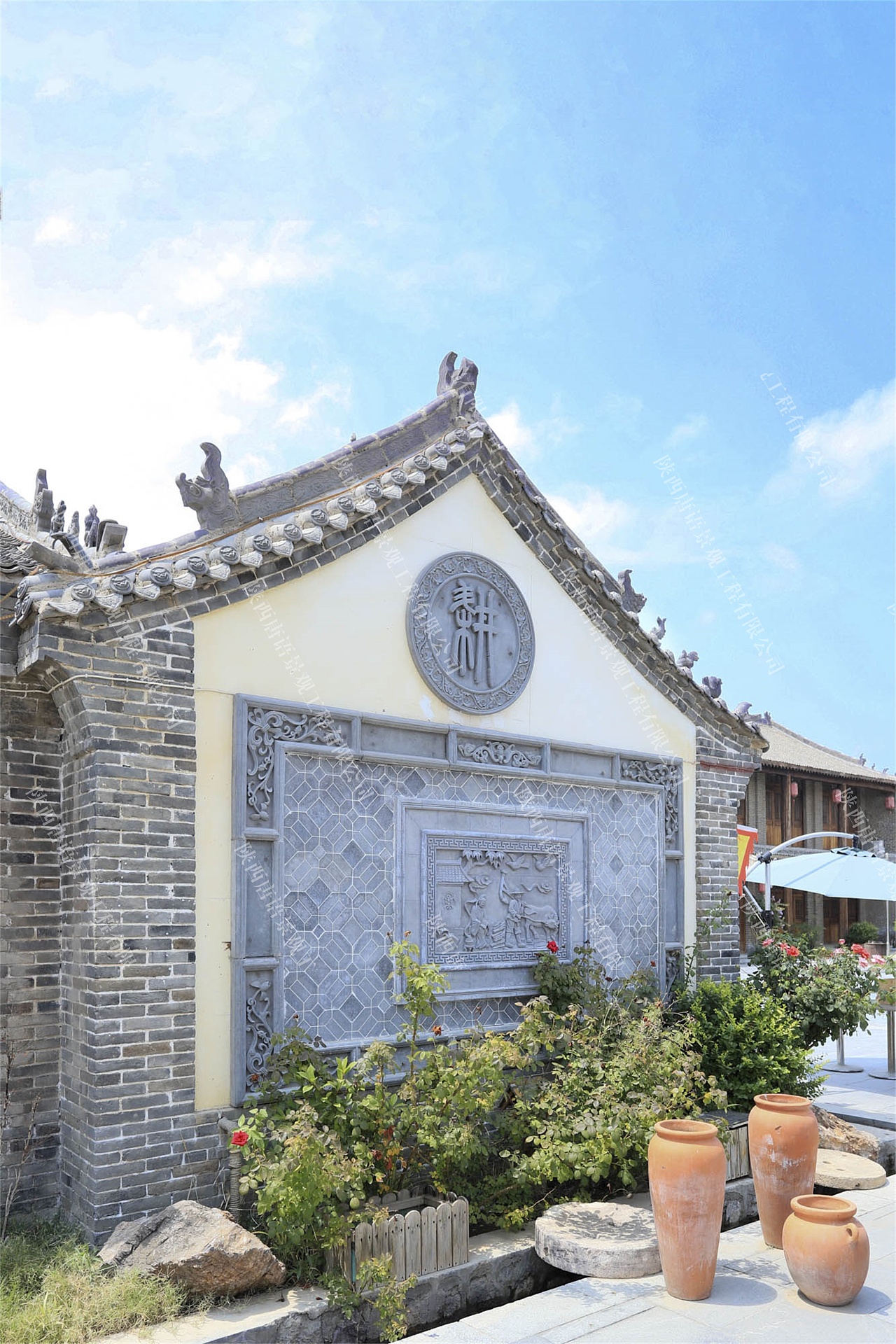 砖雕影壁墙设计