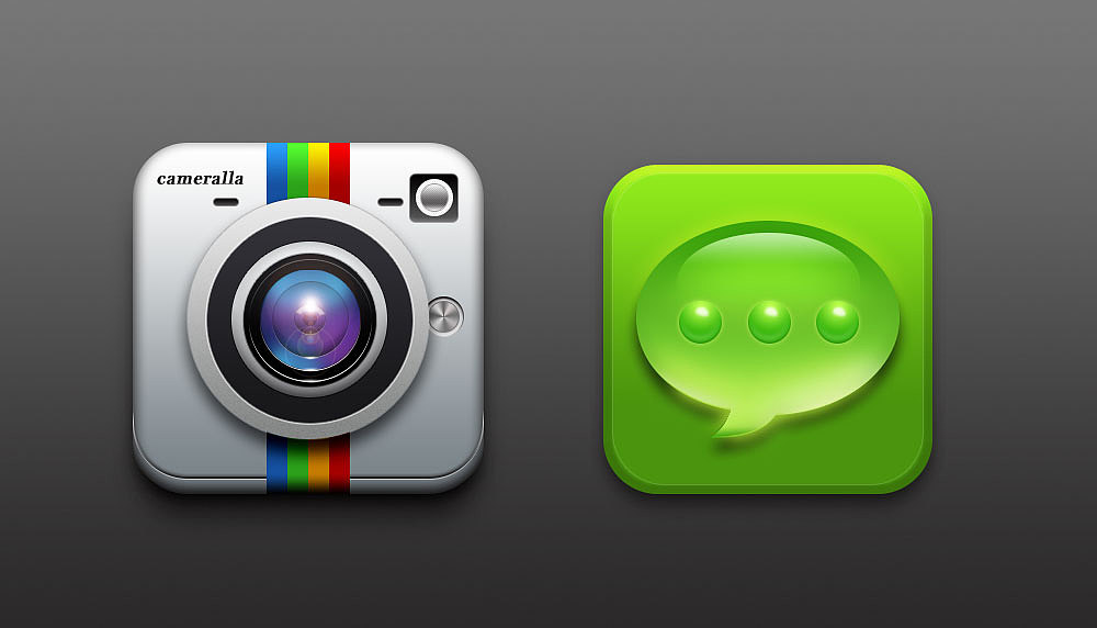 相机与短信（图ZMjUxNTAwODA=） - 图标 - 站酷设计师王沐涵原创素材 - 站酷ZCOOL