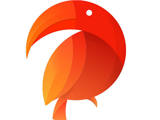 啄木鸟渐变logo（个人主页-ZMzAzMTk5MTI=） - 图标 - 站酷设计师江南雨后原创素材 - 站酷ZCOOL