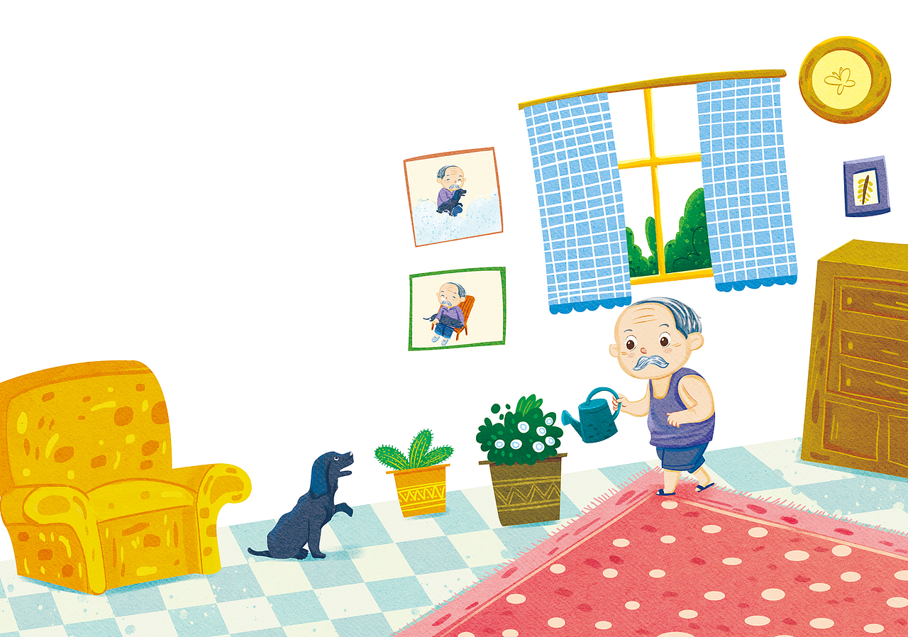 儿童绘本插画（图ZMzAxMjI2NjA4） - 绘本 - 站酷设计师刘欢paint原创素材 - 站酷ZCOOL