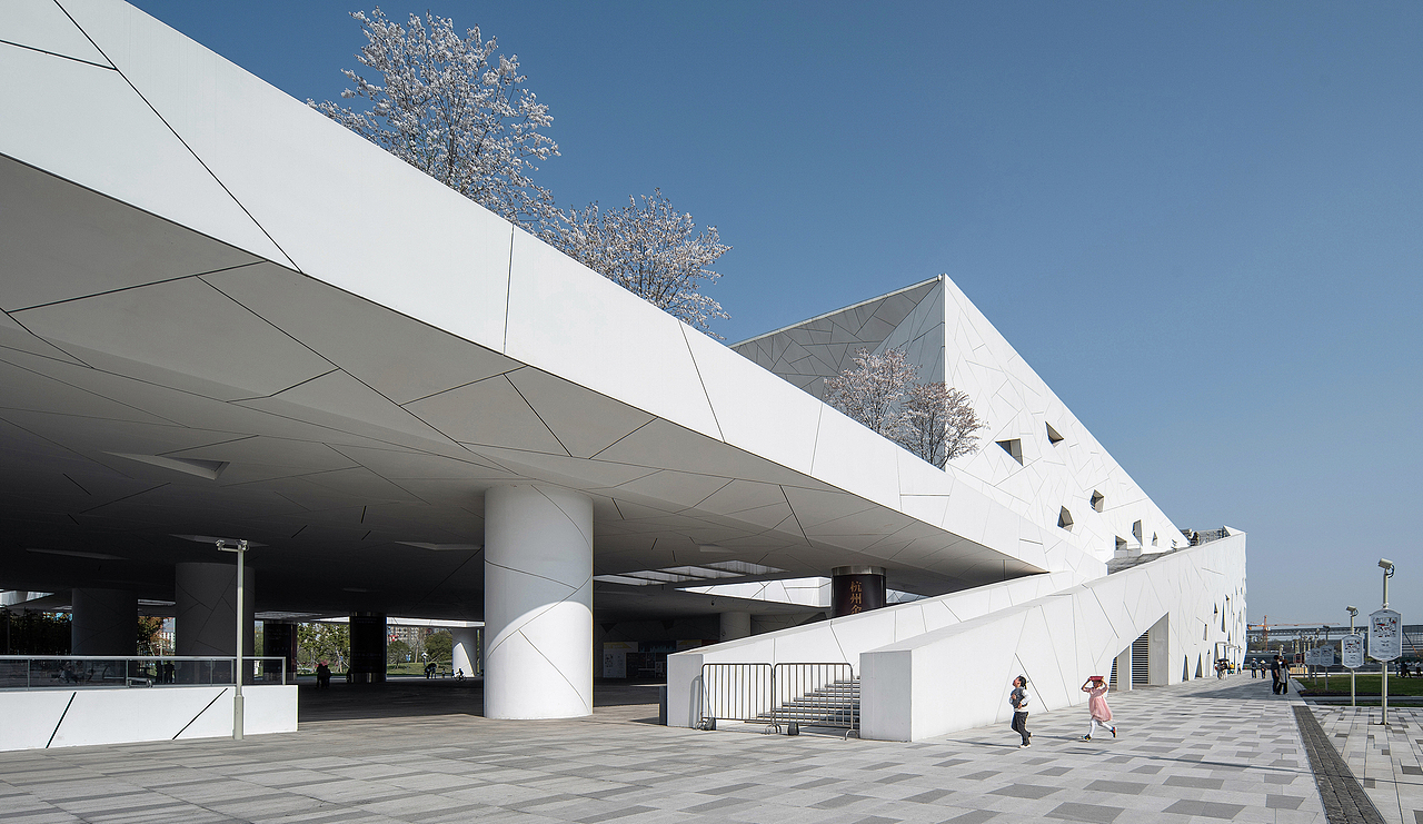 建筑景观摄影临平大剧院