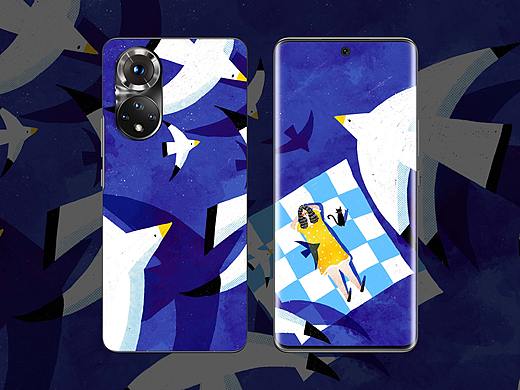 飛鳥(niǎo) - HONOR Talents榮耀全球設(shè)計(jì)大賽2021（個(gè)人主頁(yè)-ZNTc2MTc4MTY=） - 商業(yè)插畫(huà) - 站酷設(shè)計(jì)師xinpingli原創(chuàng)素材 - 站酷ZCOOL