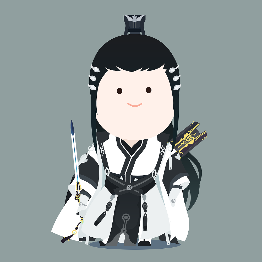 剑三q版人物鼠绘_叶冬离-站酷zcool