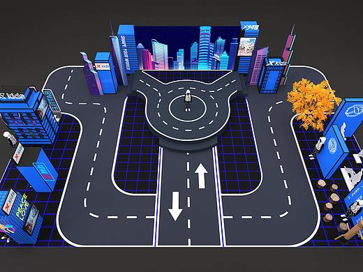 商场小活动赛博朋克风