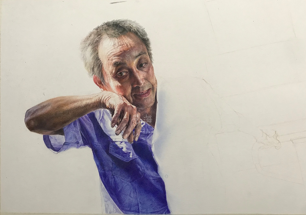 彩铅作品《生活》