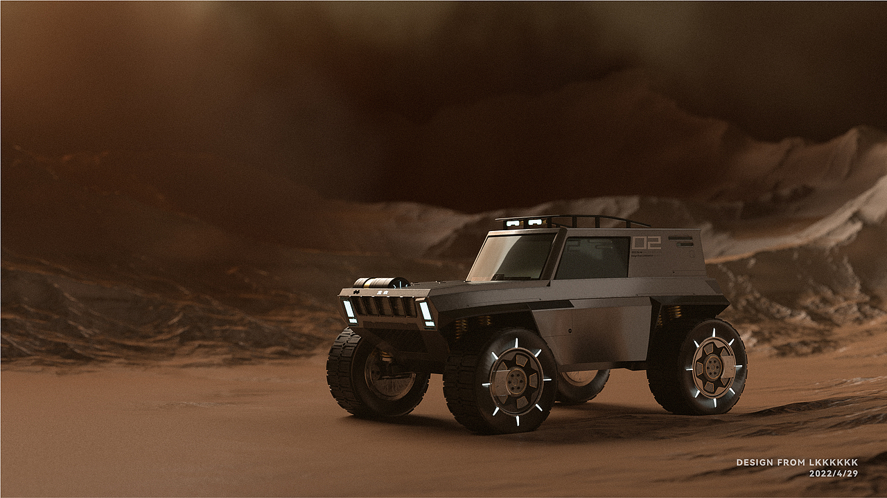 火星载人作业车（探索版）