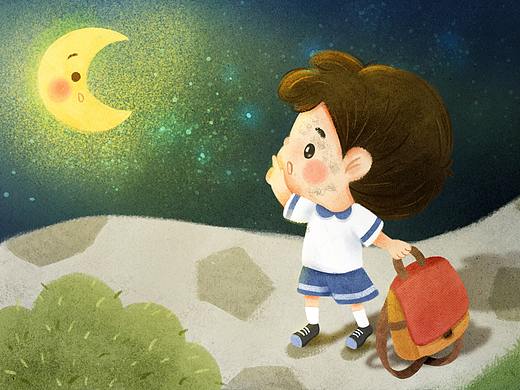 怕黑的顽皮小男孩 (已商用)