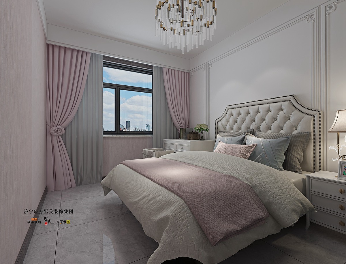 济宁睿湖印象 E2户型148平米 现代轻奢装修设计方案