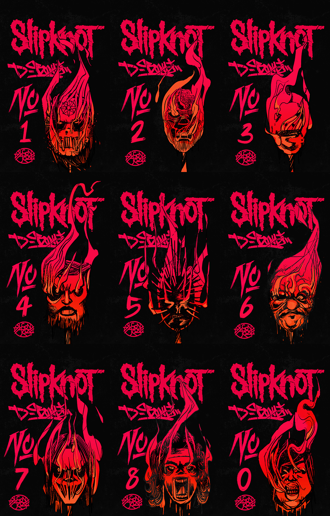 乐队系列海报-slipknot