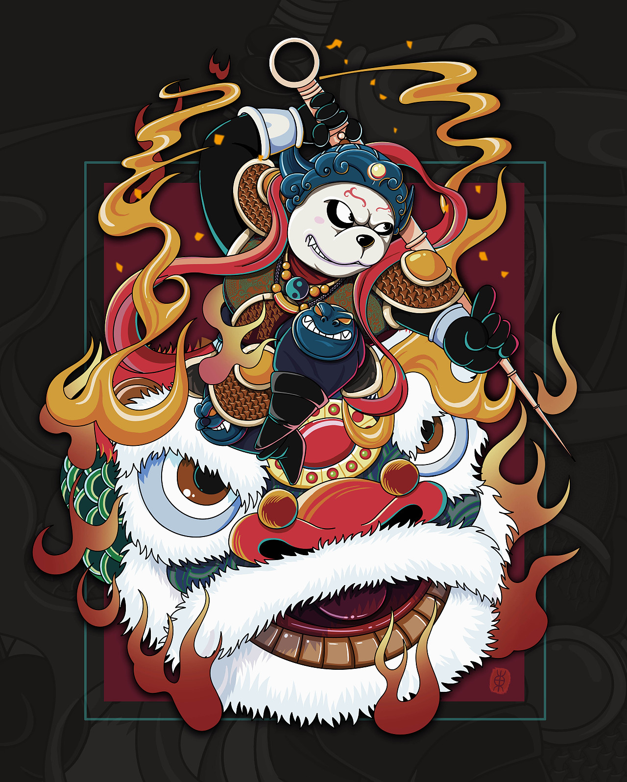 中国熊猫|插画|商业插画|陌涂坊 - 原创作品 - 站酷 (zcool)