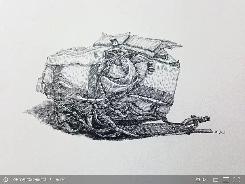 OY手绘：11月的钢笔画练习（图ZMTI2NTMzNjQ=） - 绘画 - 站酷设计师欧阳鹏杰_OY原创素材 - 站酷ZCOOL