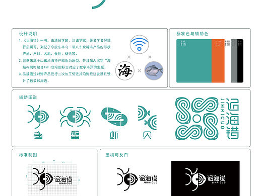 记海错vi品牌设计（个人主页-ZNjU2MTc3MDA=） - 品牌 - 站酷设计师勒布朗布莱恩特原创素材 - 站酷ZCOOL