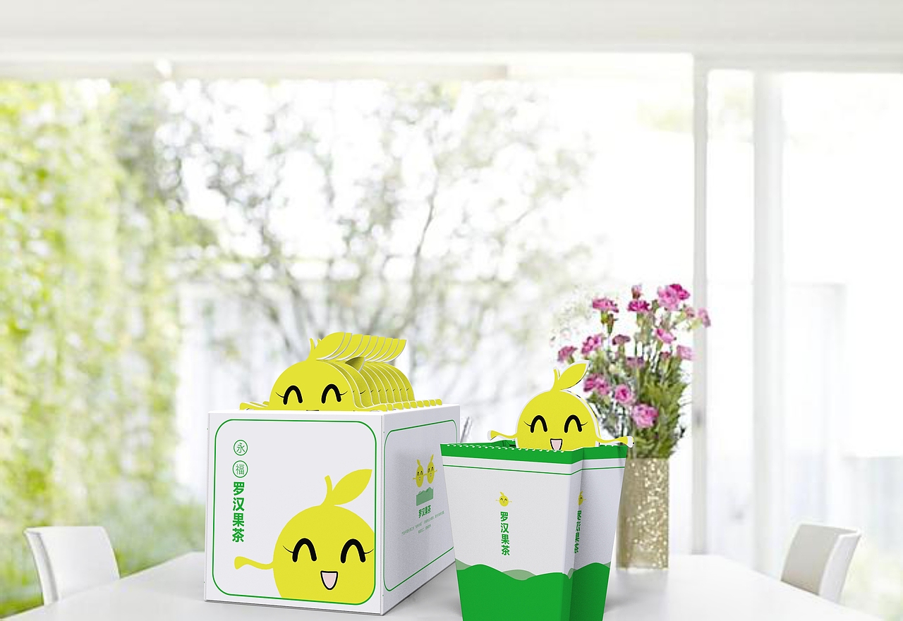 创意罗汉果茶包设计