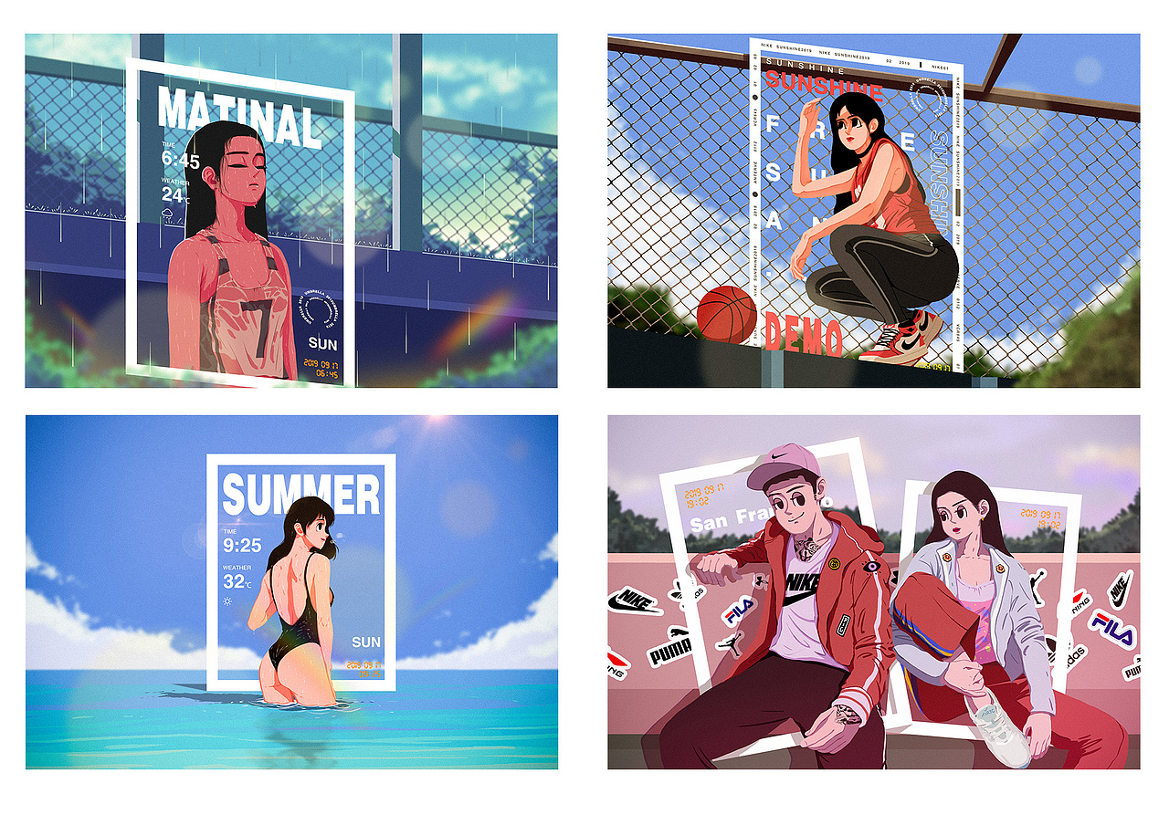 2019插画集合（图ZMTkyNDc3OTA4） - 艺术插画 - 站酷设计师里几原创素材 - 站酷ZCOOL