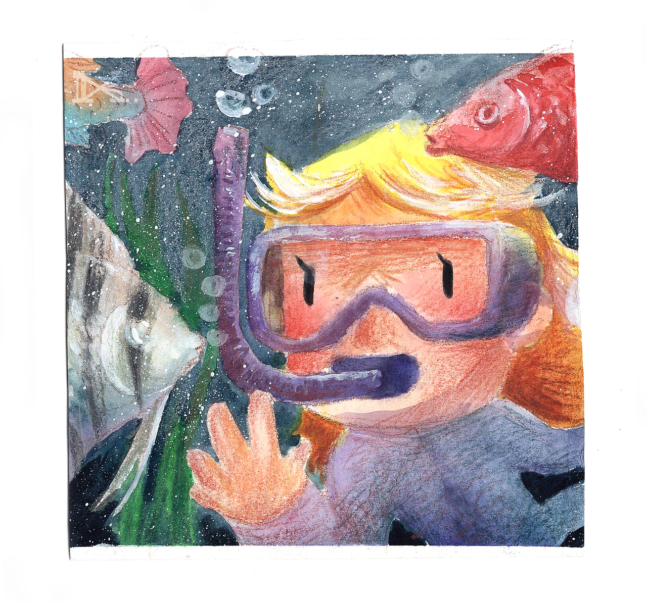 《到水族馆里去参观》