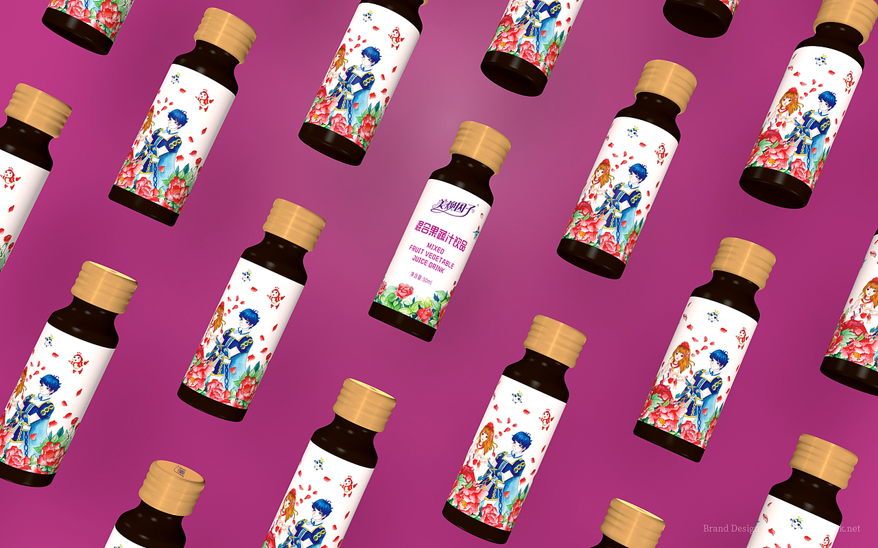 美焕因子品牌包装定位设计:新一代养颜果蔬汁饮品