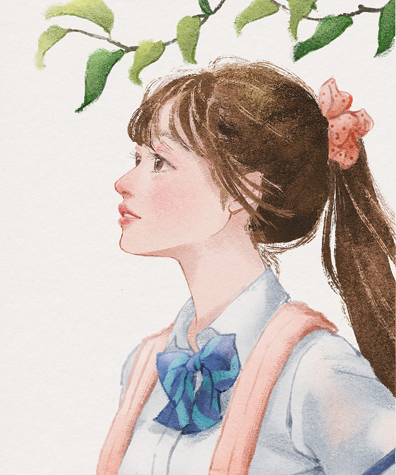 【插画-板绘】致青春系列（图ZMjA1MDk4Mzcy） - 艺术插画 - 站酷设计师兰小小LAN原创素材 - 站酷ZCOOL