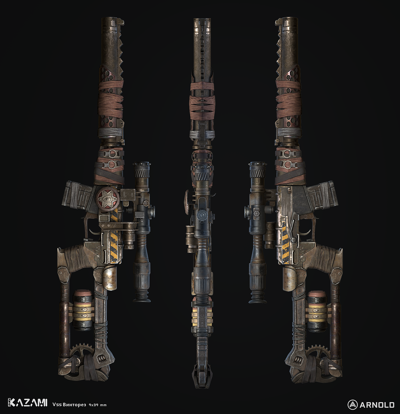 VSS Vintorez 和平精 次世代英武器制作（图ZMjQ1NzExMTI0） - 其他三维 - 站酷设计师kazami小鑫原创素材 - 站酷ZCOOL