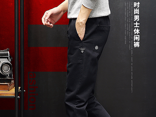 休闲裤详情页