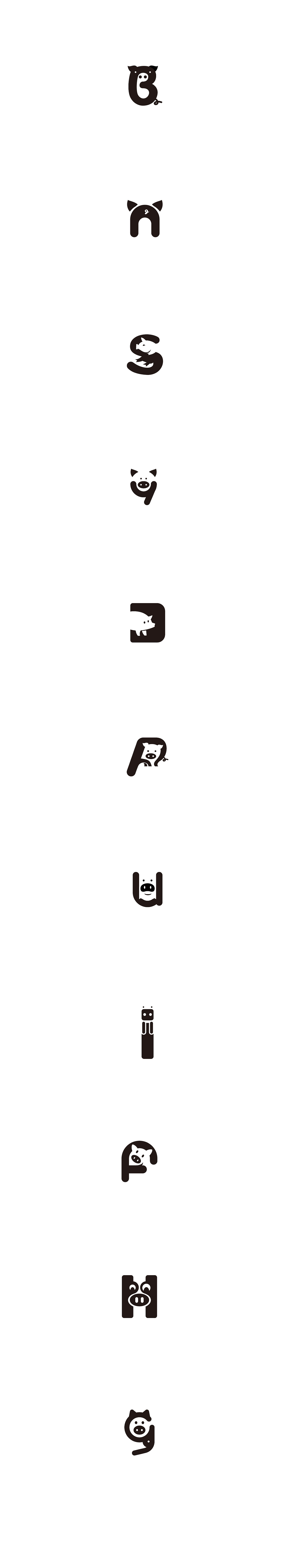 猪+26字母图形组合（图ZMTUyMTY3MTky） - Logo - 站酷设计师六六鱼原创素材 - 站酷ZCOOL