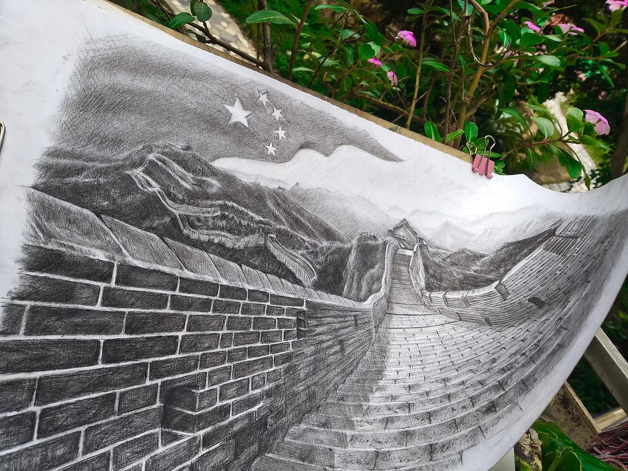 素描《长城》