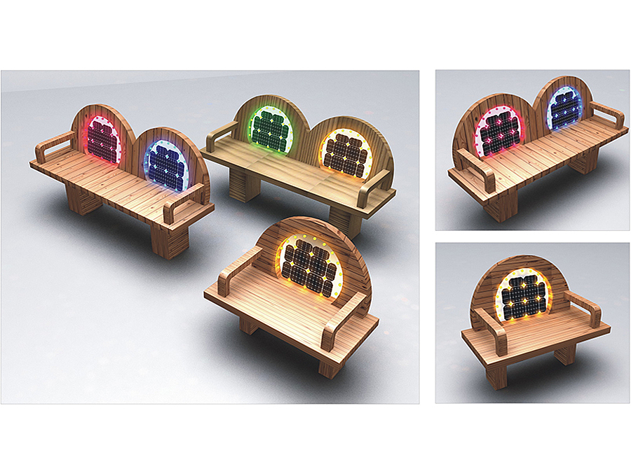 太阳能光电雕塑