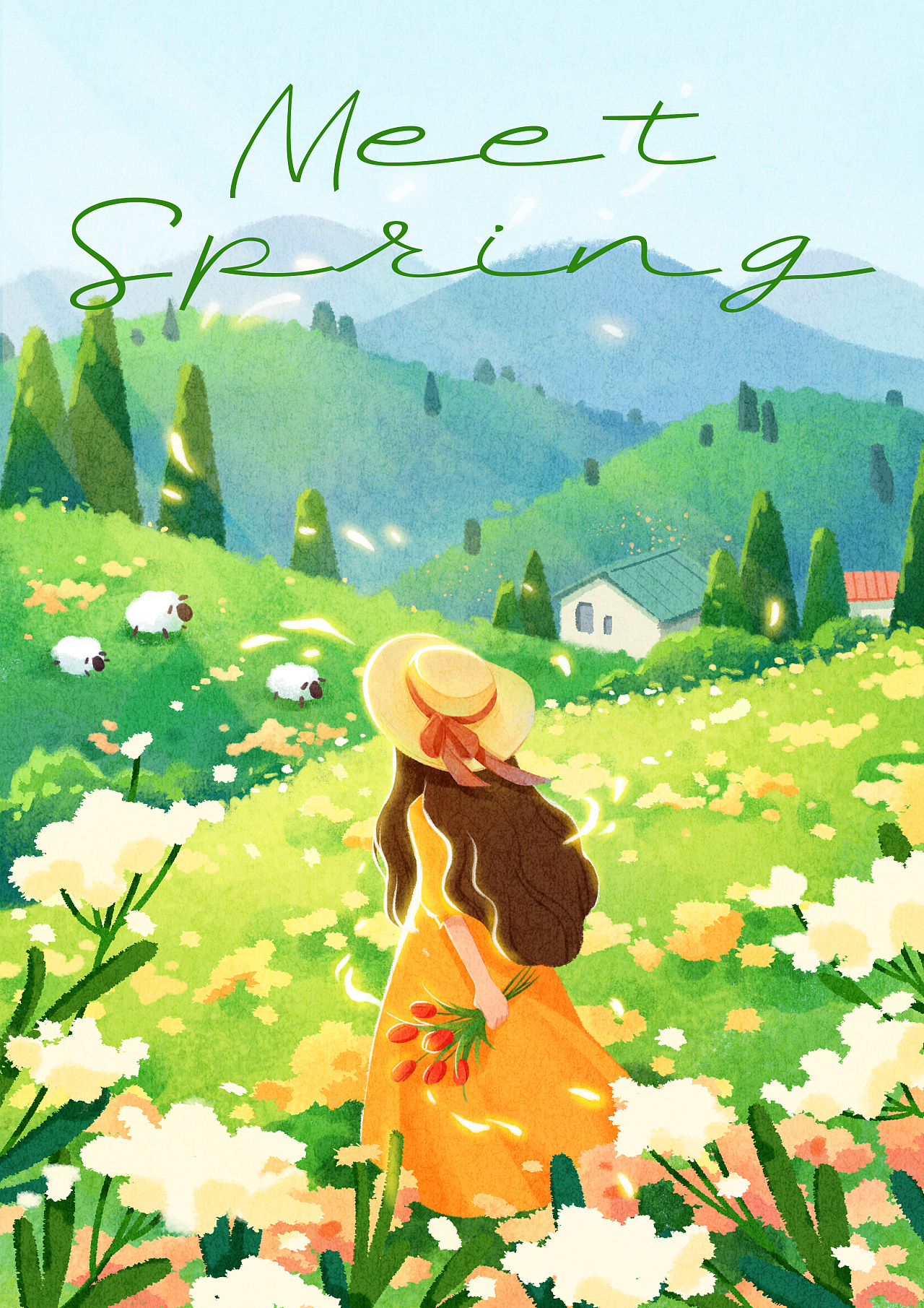 室外场景插画练习|插画|商业插画|画画的兔纸 - 原创作品 - 站酷