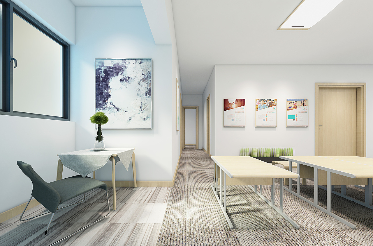 易学教育培训机构室内空间设计