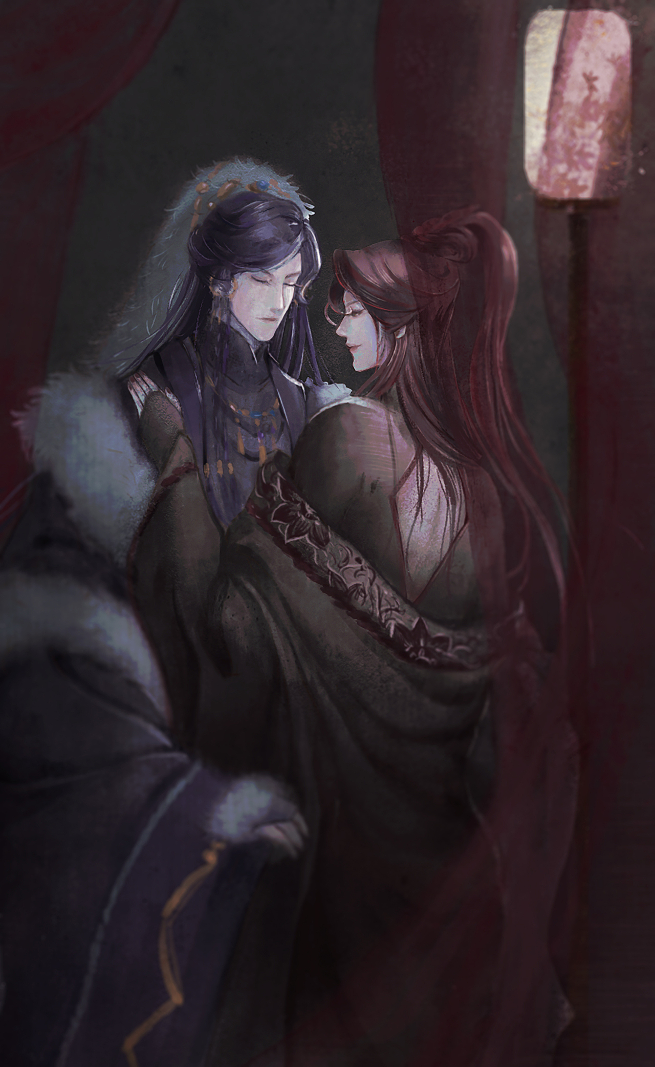 以前画的一些布袋戏角色