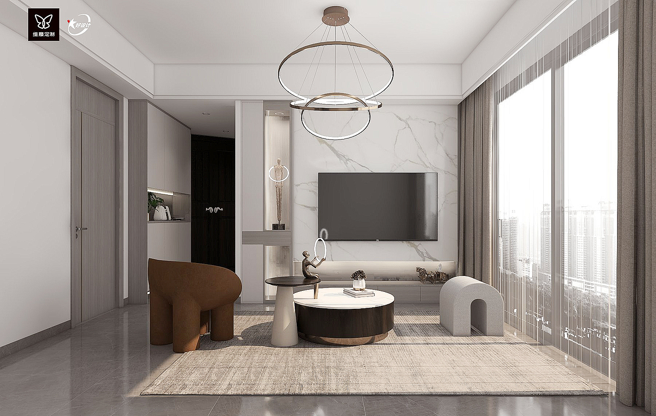 竖厅改横厅空间感爆棚