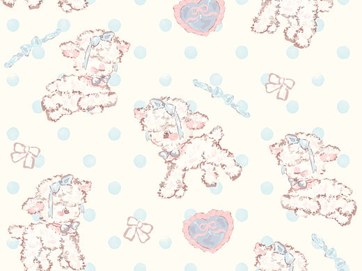 甜心咩咩系列柄图插画绘制🐑