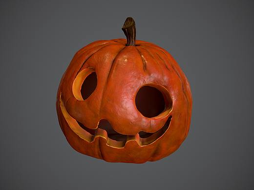 南瓜燈建模模型（個人主頁-ZMzYzNjYxMTY=） - 場景 - 站酷設計師YajunZhang原創(chuàng)素材 - 站酷ZCOOL