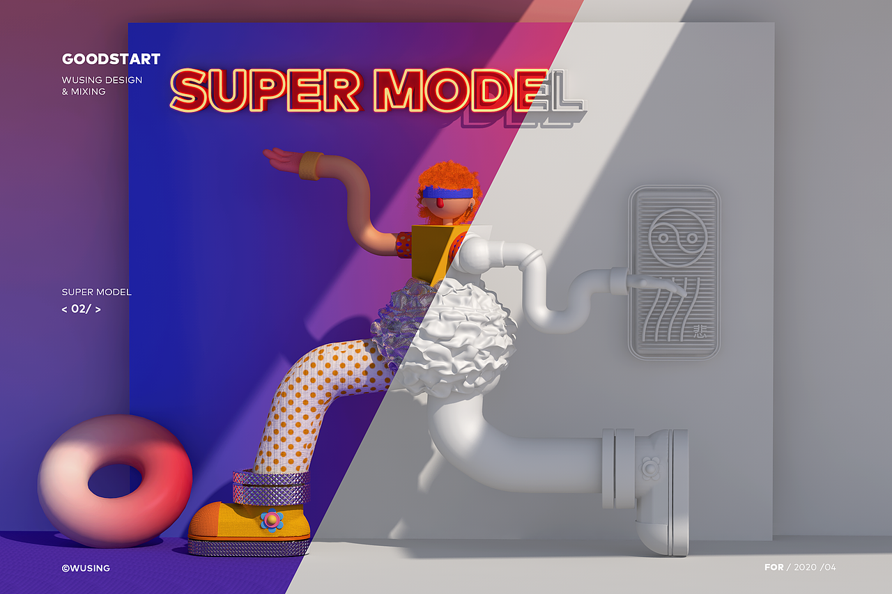 CINEMA 4D 生活的小琐事（图ZMjA0MjU3Mzg4） - 场景 - 站酷设计师W伍拾壹原创素材 - 站酷ZCOOL
