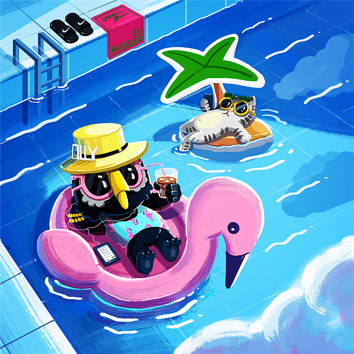 魔力鸟—OllyOwl（图ZNTY4MDg4NDQ=） - 单幅漫画 - 站酷设计师佐拉Zola原创素材 - 站酷ZCOOL