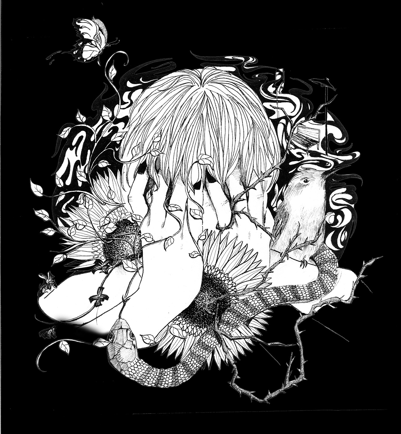 我看不见你 你看不见我的心